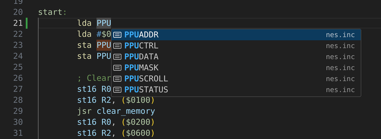 CA65 Language Server